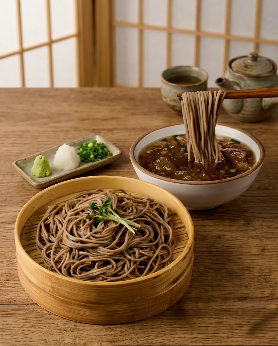 Woobool naeng-momil cold buckwheat noodles